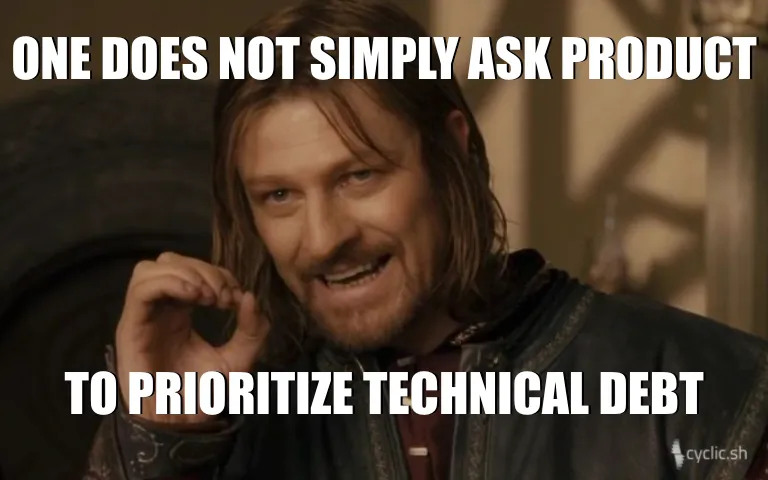 We sound like idiots when we talk about technical debt